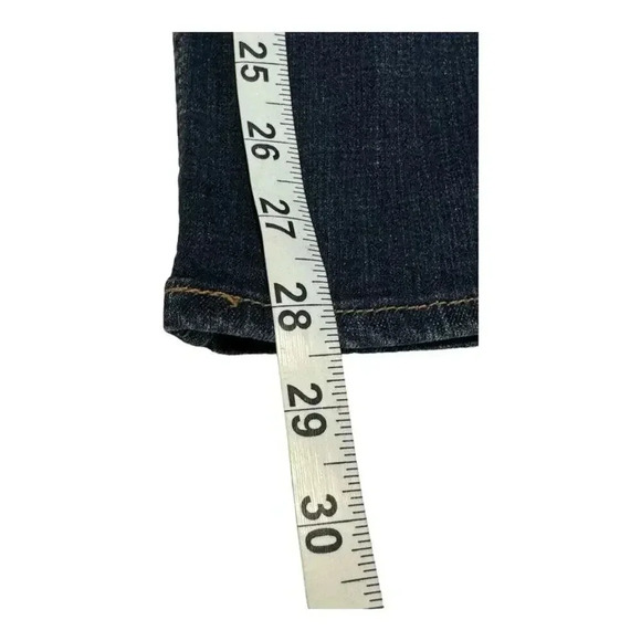 Abercrombie & Fitch Women's Super Skinny Jeans Size 2 Dark Wash Stretch Blue‎ - Picture 6 of 6